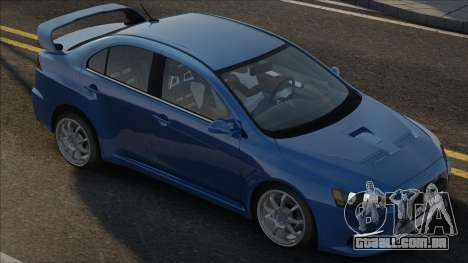 Mitsubishi Lancer Evolution Blue para GTA San Andreas