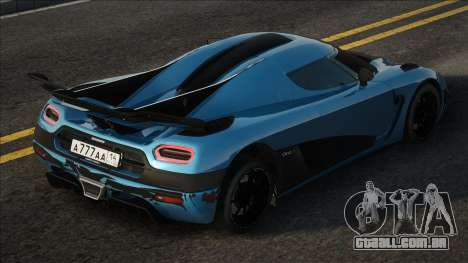 Koenigsegg Agera [Blue] para GTA San Andreas