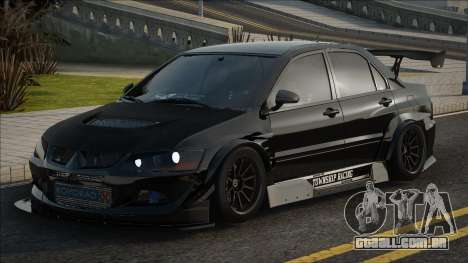 Mitsubishi Lancer Evo IX Blek para GTA San Andreas