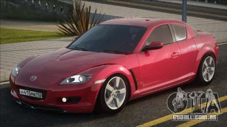 Mazda RX-8 Vermelho para GTA San Andreas