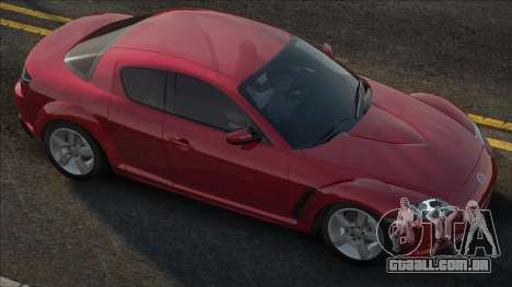 Mazda RX-8 Vermelho para GTA San Andreas