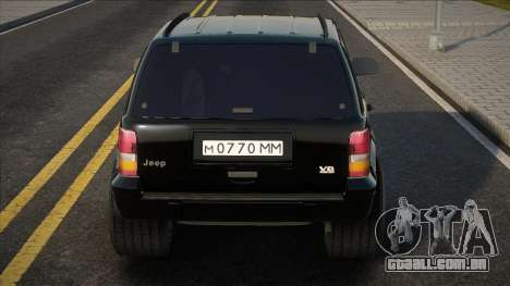 Jeep Grand Cherokee ZJ Blek para GTA San Andreas