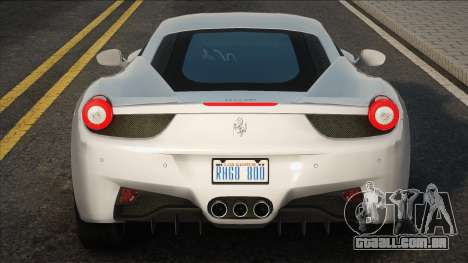 Ferrari 458 Italia NEW para GTA San Andreas