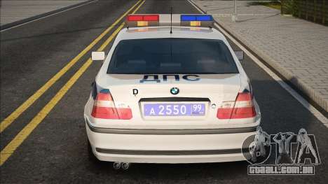 BMW 325I (E46) - Polícia sobre a polícia de trân para GTA San Andreas