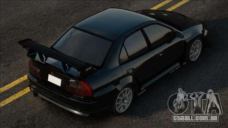 Mitsubishi Lancer Evolution V Blek para GTA San Andreas