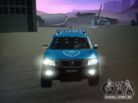 Nissan Frontier Police CABA para GTA San Andreas