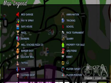 Hud colorido para GTA San Andreas