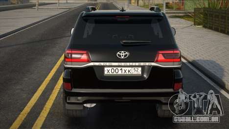 Toyota Land Cruiser 200 [Blek] para GTA San Andreas