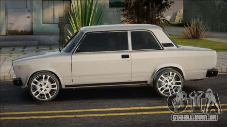 VAZ 2107 Coupé Prata para GTA San Andreas