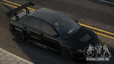 Mitsubishi Lancer Evo IX Blek para GTA San Andreas