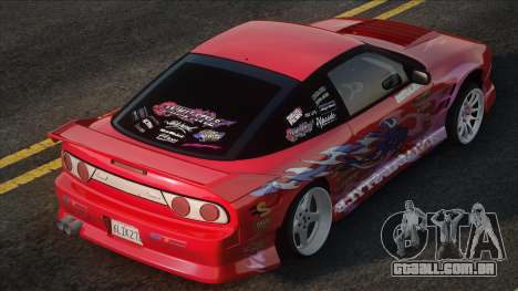 Nissan 180SX Red para GTA San Andreas