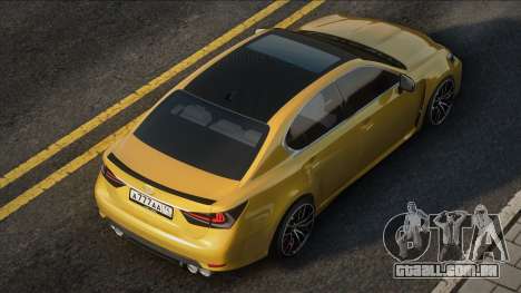 Lexus GS350 Yellow para GTA San Andreas