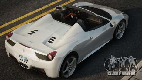 Ferrari 458 Spider V2 para GTA San Andreas