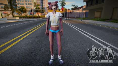 Juno Blue Bikini para GTA San Andreas