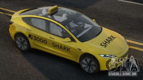 Tesla Model 3 Shark Taxi para GTA San Andreas