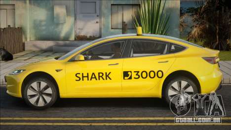 Tesla Model 3 Shark Taxi para GTA San Andreas