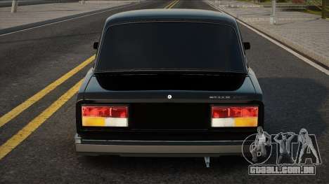 VAZ 2107 Preto Clássico para GTA San Andreas