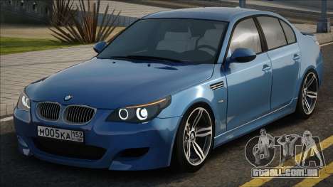 BMW M5 E60 Blu para GTA San Andreas