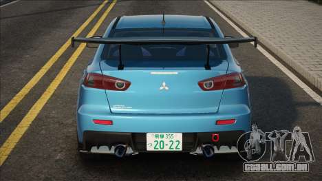 Mitsubishi Lancer Evolution X Bl para GTA San Andreas