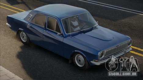 GAZ-24 Volga Versão Azul para GTA San Andreas