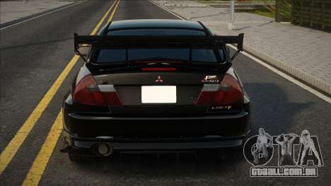 Mitsubishi Lancer Evolution V Blek para GTA San Andreas