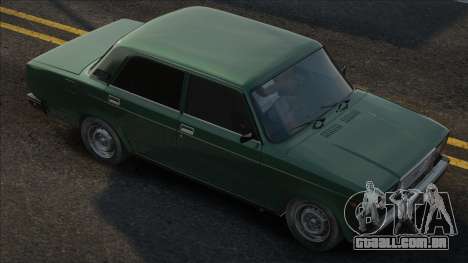 VAZ 2107 Verde para GTA San Andreas