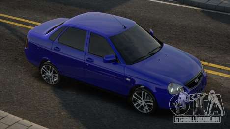 Blue Version Lada Priora para GTA San Andreas