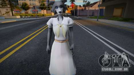 Grey Wolf Girl para GTA San Andreas