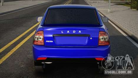 Blue Version Lada Priora para GTA San Andreas