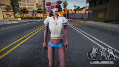 Juno Blue Bikini para GTA San Andreas