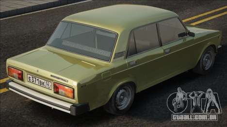 VAZ 2107 Dourado para GTA San Andreas