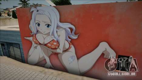 Mirajane Strauss Wall Graffiti para GTA San Andreas