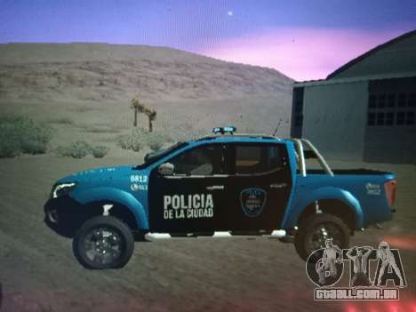 Nissan Frontier Police CABA para GTA San Andreas