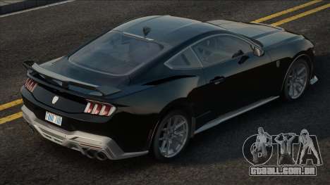 Ford Mustang Dark Horse 2024 Blek para GTA San Andreas