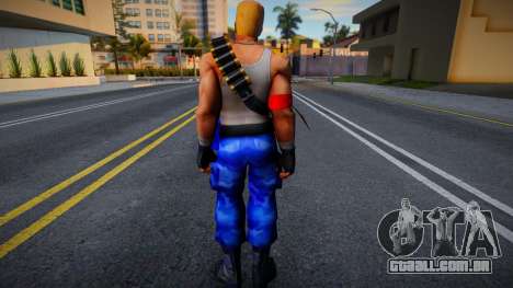 Contra Return - Bill Rizer para GTA San Andreas