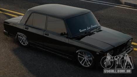 VAZ 2107 Preto Clássico para GTA San Andreas