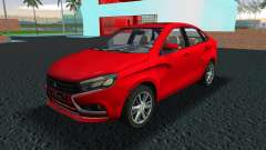 Lada Vesta Red para GTA Vice City