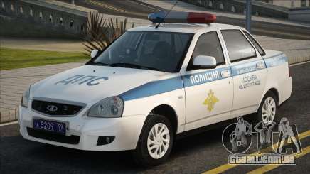 Lada Priora 2170 Polícia Polícia de Trânsito 2013-2016 para GTA San Andreas