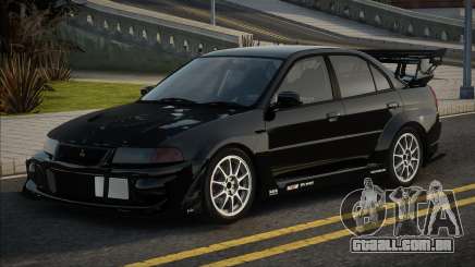 Mitsubishi Lancer Evolution V Blek para GTA San Andreas