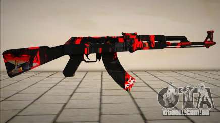 Ak47 Grafiti Simple Skin para GTA San Andreas