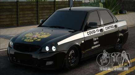 Lada Priora Covid-19 Control para GTA San Andreas