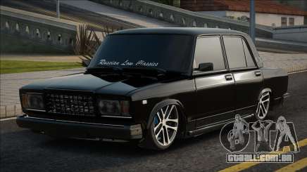 VAZ 2107 Preto Clássico para GTA San Andreas