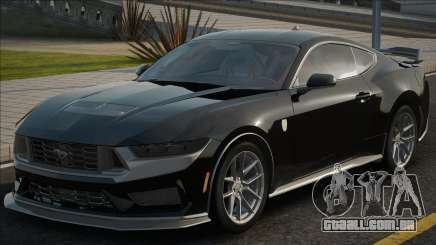 Ford Mustang Dark Horse 2024 Blek para GTA San Andreas