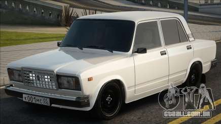 VAZ 2107 Branco Estilo para GTA San Andreas