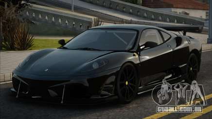 Ferrari F430 Scuderia Blek para GTA San Andreas