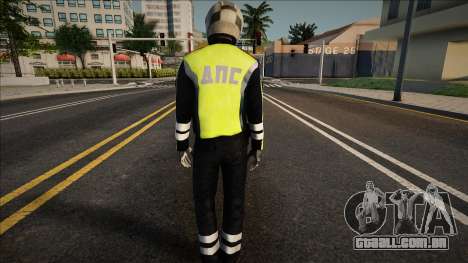 Inspetor do batalhão motorizado da polícia de tr para GTA San Andreas