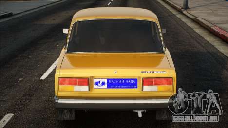 VAZ 2107 Amarelo em stock para GTA San Andreas