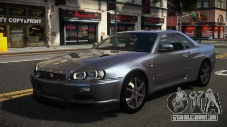 Nissan Skyline R34 Heroshi para GTA 4