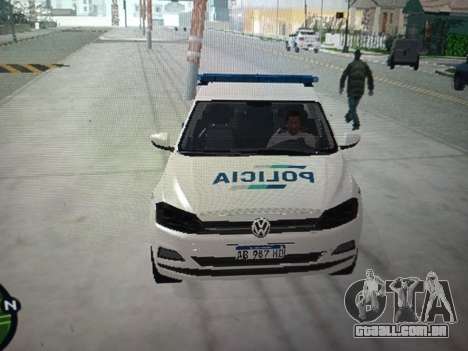 Polícia Volkswagen Virtus PBA para GTA San Andreas