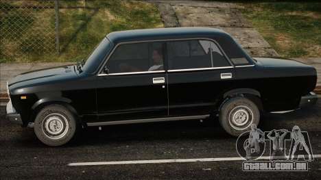 VAZ 2107 Preto em estoque clássico para GTA San Andreas